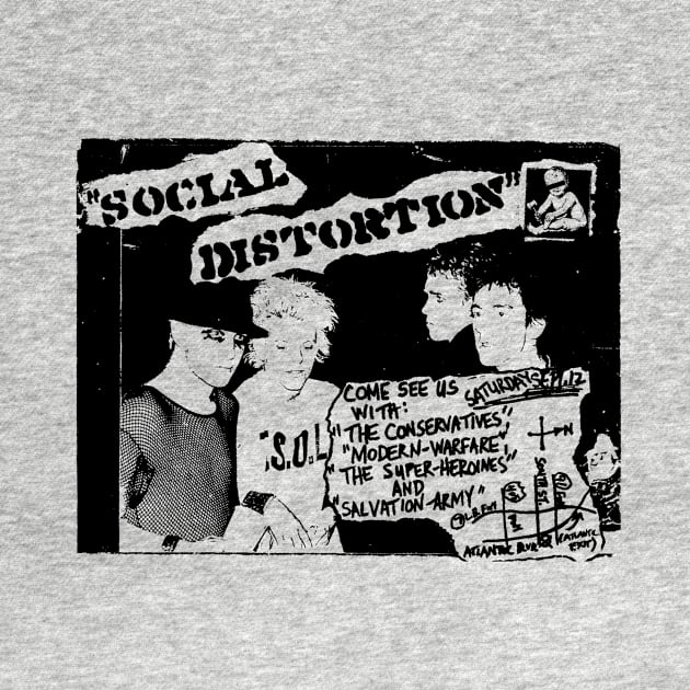 Social Distortion Punk Flyer by Punk Flyer Archive